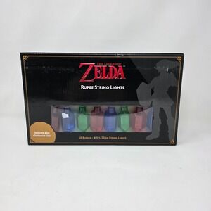 The Legend of Zelda 10 Rupee String Lights 8.5ft Red Green Blue Indoor Outdoor‎